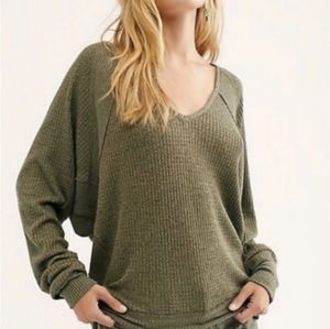 NWT Free People Santa Clara Thermal in Ferngully.